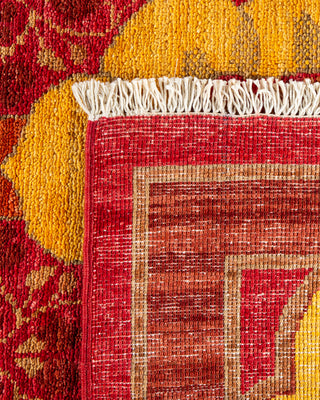 Modern - Contemporary Hand Knotted Red Area Rug 8' 0" x 9' 10"