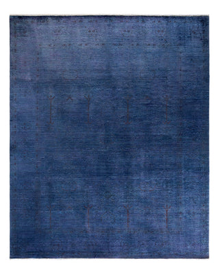 Modern Fine Vibrance Blue Area Rug 8' 2" x 9' 9"
