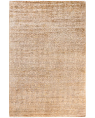 Overdyed One-of-a-Kind Wool Beige Area Rug 6' 0" x 9' 1"