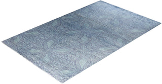 Vibrance, One-of-a-Kind Hand-Knotted Area Rug  - Gray, 6' 0" x 9' 7"