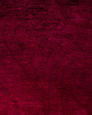 Vibrance, One-of-a-Kind Hand-Knotted Area Rug  - Red, 7' 7" x 9' 10"