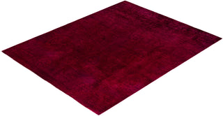 Vibrance, One-of-a-Kind Hand-Knotted Area Rug  - Red, 7' 7" x 9' 10"