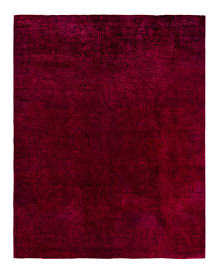 Vibrance, One-of-a-Kind Hand-Knotted Area Rug  - Red, 7' 7" x 9' 10"