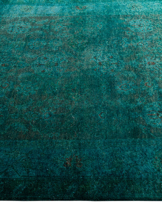 Fine Vibrance, One-of-a-Kind Hand-Knotted Area Rug  - Green, 4' 1" x 5' 10"
