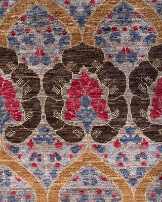Modern - Contemporary Hand-Knotted Beige Area Rug 5' 0" x 7' 7"