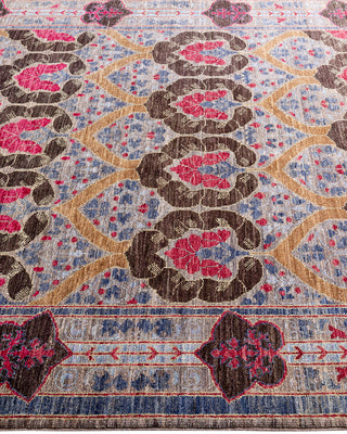 Modern - Contemporary Hand-Knotted Beige Area Rug 5' 0" x 7' 7"