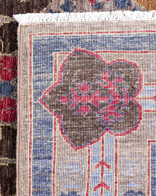 Modern - Contemporary Hand-Knotted Beige Area Rug 5' 0" x 7' 7"