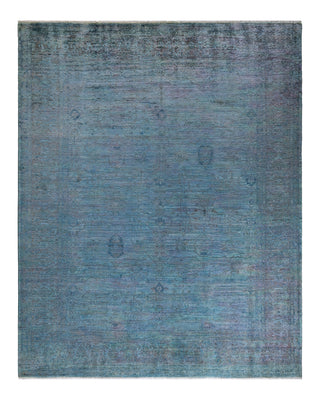 Modern Fine Vibrance Blue Area Rug 7' 10" x 9' 9"