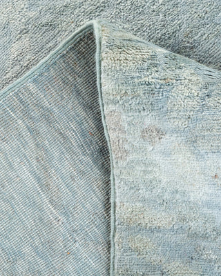 Contemporary Hand Knotted  Blue Area Rug 6' 0" x 12' 2"