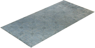 Contemporary Hand Knotted  Blue Area Rug 6' 0" x 12' 2"