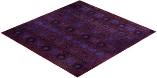 Overdyed One-of-a-Kind Wool Red Square Area Rug 12' 1" x 12' 4"