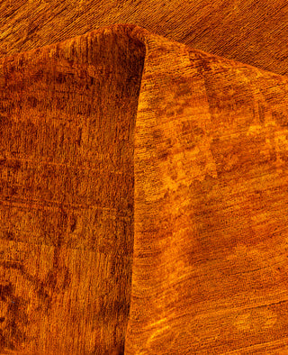 Overdyed One-of-a-Kind Wool Orange Area Rug 9' 10" x 13' 7"