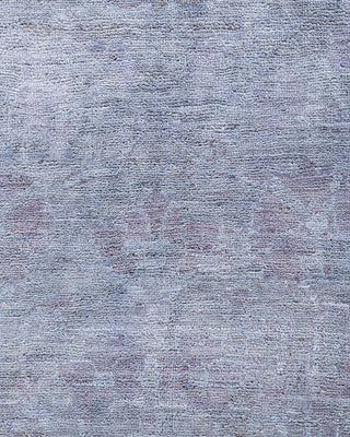 Contemporary Hand-Knotted Overdyed Gray Area Rug 5' 0" x 8' 3"