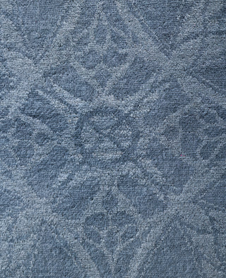 Contemporary Overdyed Wool Hand Knotted Gray Area Rug 4' 3" x 12' 0"