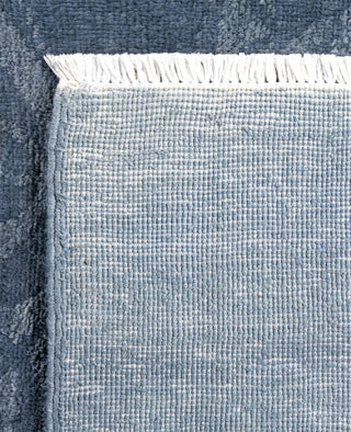 Contemporary Overdyed Wool Hand Knotted Gray Area Rug 4' 3" x 12' 0"