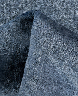 Contemporary Overdyed Wool Hand Knotted Gray Area Rug 4' 3" x 12' 0"