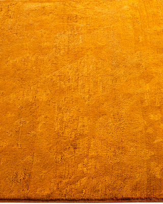 Contemporary Hand-Knotted Overdyed Gold Area Rug 3' 1" x 5' 6"