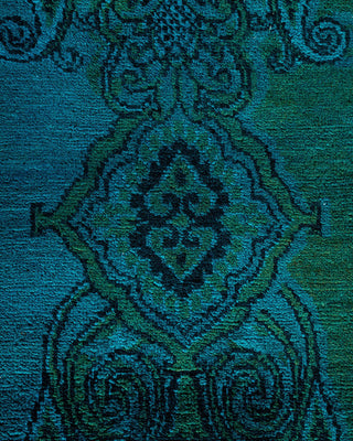 Vibrance, One-of-a-Kind Hand-Knotted Area Rug - Blue, 8' 0" x 10' 3" - Solo Rugs