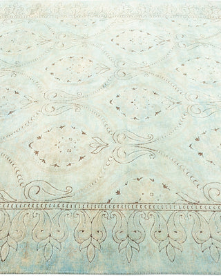 Traditional Hand Knotted Light Gray Area Rug 5' 6" x 8' 0"