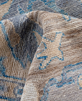 Oushak One of a kind Wool Brown Area Rug 8' 9" x 12' 2"