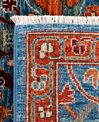 Serapi One of a kind Wool Light Blue Area Rug 8' 11" x 11' 10"