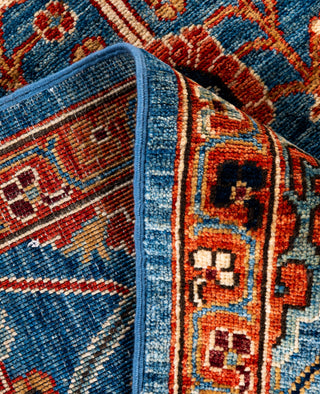 Serapi One of a kind Wool Light Blue Area Rug 8' 11" x 11' 10"
