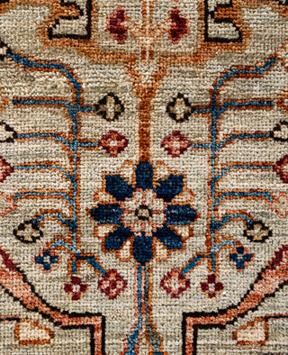 Serapi One of a kind Wool Light Gray Area Rug 8' 11" x 12' 0"