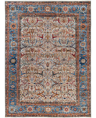 Serapi One of a kind Wool Light Gray Area Rug 8' 11" x 12' 0"