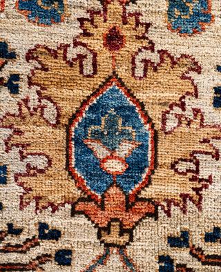 Serapi One of a kind Wool Ivory Area Rug 8' 11" x 12' 0"