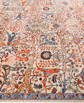 Serapi One of a kind Wool Ivory Area Rug 8' 11" x 12' 0"