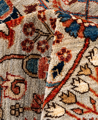 Serapi One of a kind Wool Ivory Area Rug 8' 11" x 12' 0"