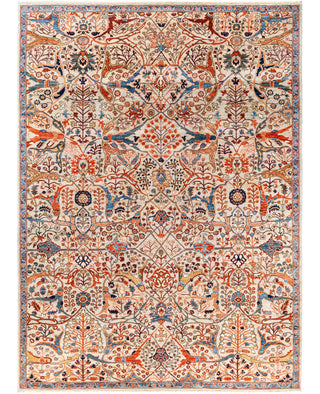 Serapi One of a kind Wool Ivory Area Rug 8' 11" x 12' 0"