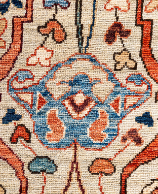 Serapi One of a kind Wool Ivory Area Rug 8' 10" x 11' 10"