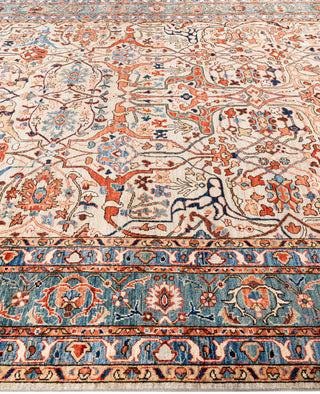 Serapi One of a kind Wool Ivory Area Rug 8' 10" x 11' 10"