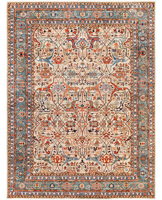 Serapi One of a kind Wool Ivory Area Rug 8' 10" x 11' 10"