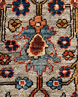 Serapi One of a kind Wool Gray Area Rug 9' 1" x 11' 9"