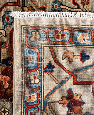 Serapi One of a kind Wool Gray Area Rug 9' 1" x 11' 9"