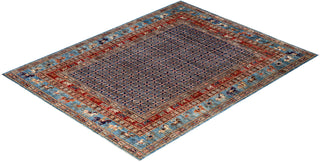 Serapi One of a kind Wool Light Blue Area Rug 9' 1" x 11' 8"