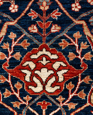 Serapi One of a kind Wool Blue Area Rug 8' 1" x 9' 11"