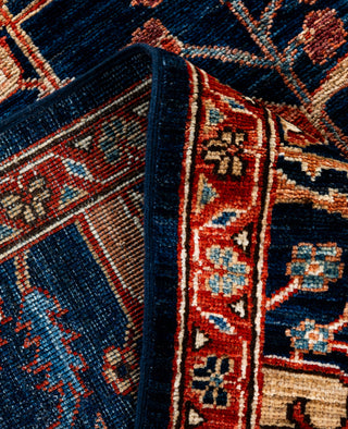 Serapi One of a kind Wool Blue Area Rug 8' 1" x 9' 11"