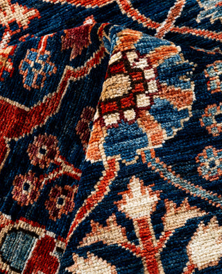 Serapi One of a kind Wool Blue Area Rug 8' 1" x 9' 11"