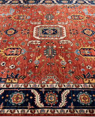 Serapi One of a kind Wool Red Area Rug 8' 1" x 10' 1"