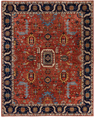 Serapi One of a kind Wool Red Area Rug 8' 1" x 10' 1"