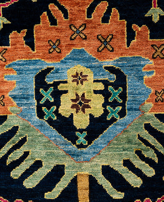 Serapi One of a kind Wool Blue Area Rug 8' 2" x 10' 3"