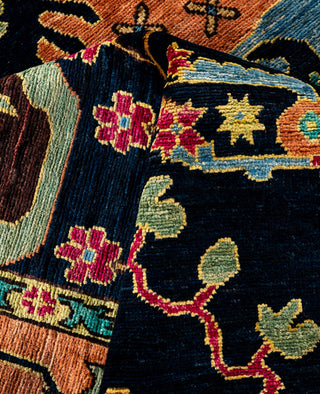 Serapi One of a kind Wool Blue Area Rug 8' 2" x 10' 3"