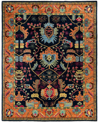 Serapi One of a kind Wool Blue Area Rug 8' 2" x 10' 3"