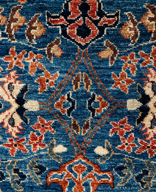 Serapi One of a kind Wool Light Blue Area Rug 7' 11" x 9' 10"