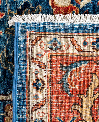 Serapi One of a kind Wool Light Blue Area Rug 7' 11" x 9' 10"