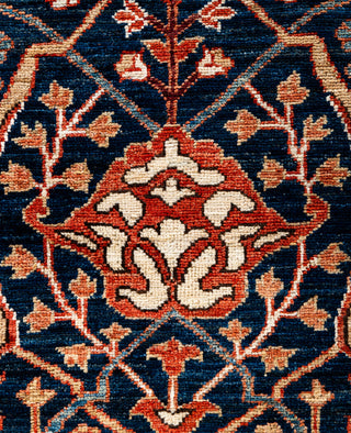 Serapi One of a kind Wool Blue Area Rug 8' 2" x 9' 11"