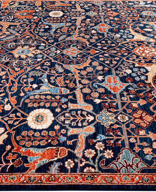Serapi One of a kind Wool Blue Area Rug 8' 2" x 9' 11"